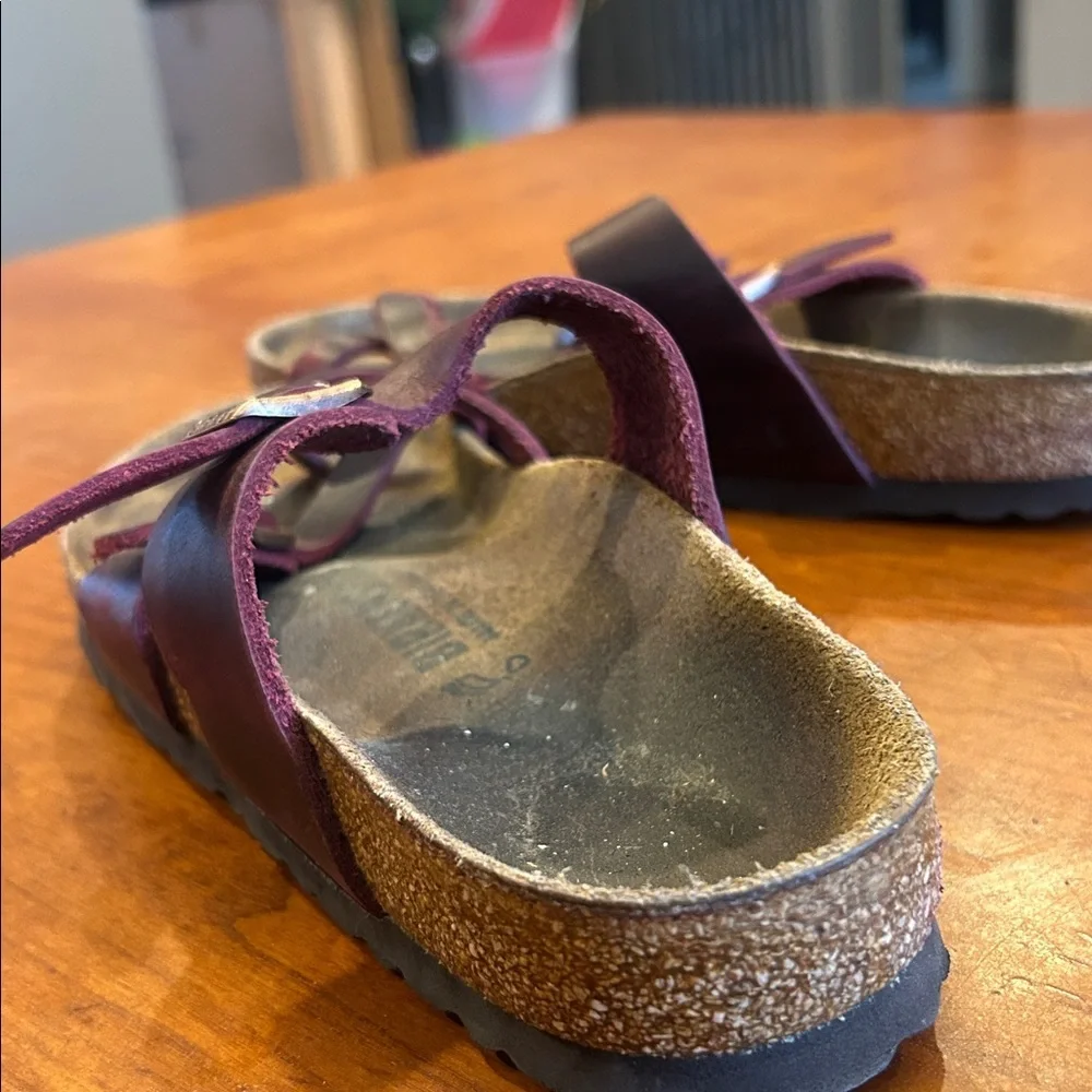 Birkenstock Mayari 37 oiled leather red Zinfandel